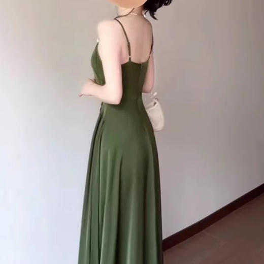 裁缝学苑AS520法式吊带缎面褶皱收腰连衣裙纸样裙子样板版型图纸 商品图3