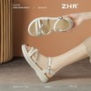 ZHR则则水钻条带厚底凉鞋女2025夏季新款轻便爆款ins女鞋优雅宽脚 商品缩略图7