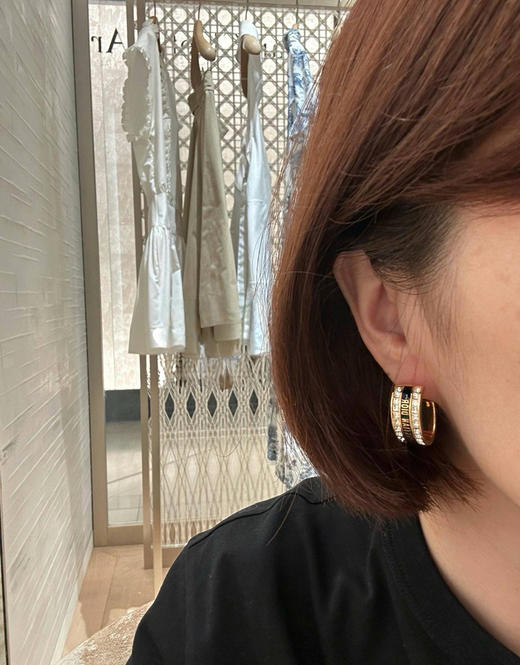 迪家高端珐琅耳环耳钉 商品图4