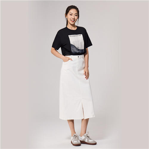 佐丹奴女装25年新款弹力保型T恤衫05395209 商品图3