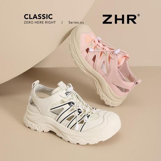 ZHR则则透气镂空户外登山鞋女夏季厚底运动凉鞋丑萌防滑溯溪鞋女 商品图9