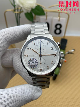 扛鼎新作一IWC万国表 AZ葡萄牙系列计时腕表 透底葡计钢带款 男士腕表 金针葡计