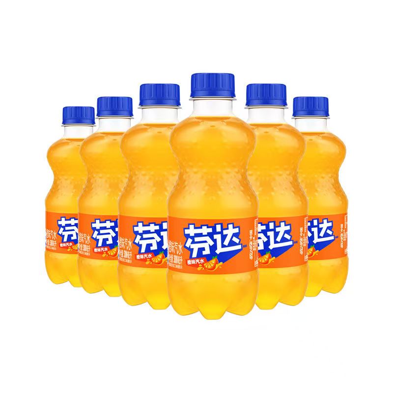芬达橙味汽水 300ml*6瓶/包