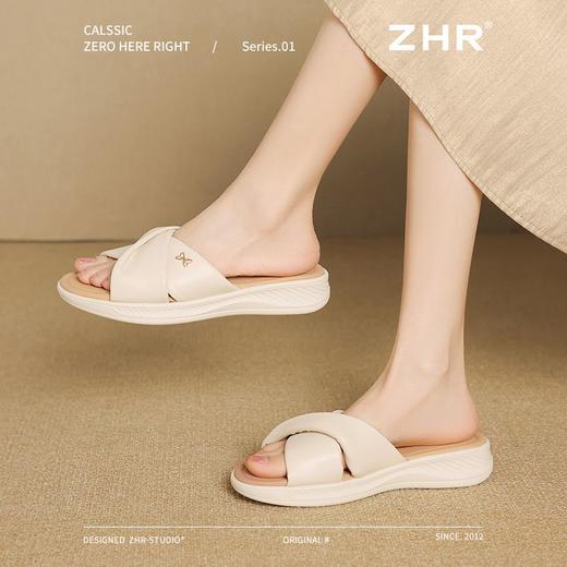 ZHR则则厚底拖鞋女2025新款夏外穿凉拖软底休闲凉拖鞋一脚蹬女鞋 商品图6