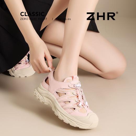 ZHR则则透气镂空户外登山鞋女夏季厚底运动凉鞋丑萌防滑溯溪鞋女 商品图7