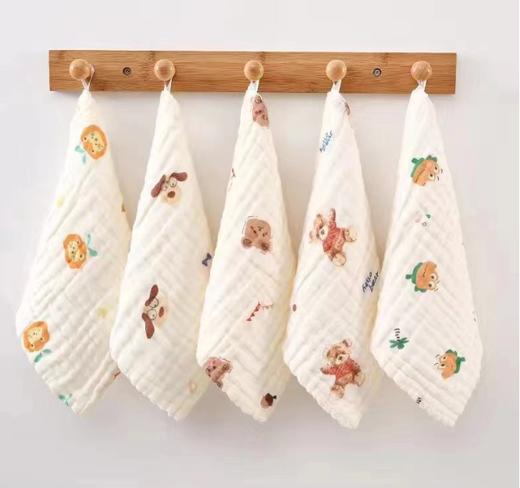 自然醒泡泡纱6层毛巾婴儿浴巾纯棉纱布超柔洗澡新生儿盖毯初生宝宝包被毛巾被WDF 商品图2