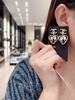 香奈儿双c吊白结爱心耳钉（XJ） 商品缩略图10