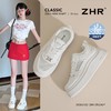 ZHR则则网面透气小白鞋女厚底增高夏季百搭厚底板鞋女薄款休闲鞋 商品缩略图5