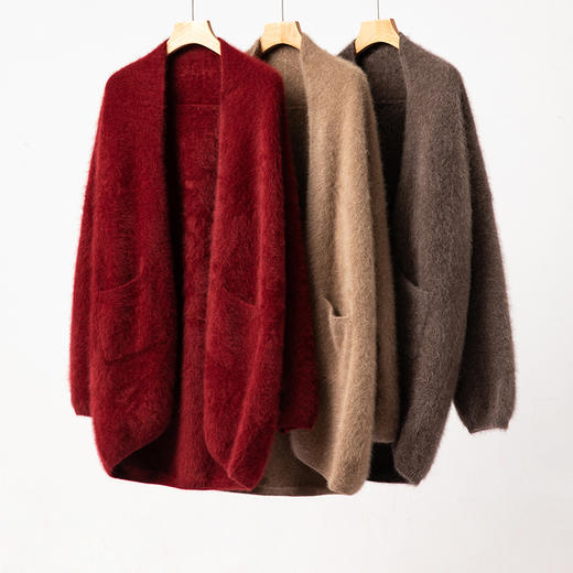 S·Y·C【北美小动物之伊N静同款】仅一批纱线！加厚大衣外套XDW240191 商品图3