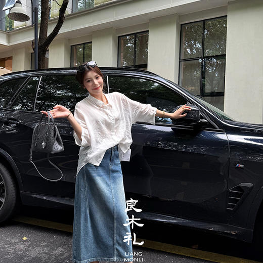 【预售7天】良木礼天丝苎麻衬衣（79212） 商品图1