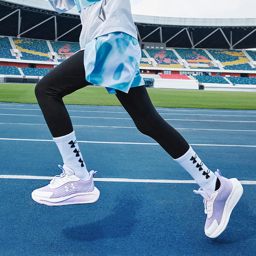 【品牌直发-福利特惠】安德玛童装25年新款春季男女童跑步鞋束带休闲网面透气儿童运动鞋2511106 商品图6