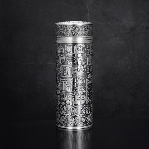 子佩集S999银【吉言招财】泡茶杯摆件【DLBJB0047-100】纯银内胆招财猫2506 商品图1