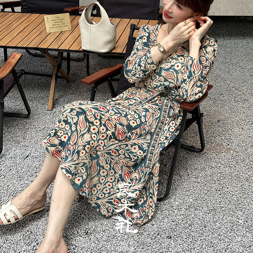 【预售7天】良木礼真丝连衣裙（2122） 商品图3