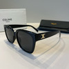 CELINE赛琳 TRIOMPHE logo标识 板材镜架 方形 太阳眼镜 女款 黑色（AN） 商品缩略图2