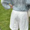 【预售7天】良木礼亚麻休闲短裤（34057） 商品缩略图1