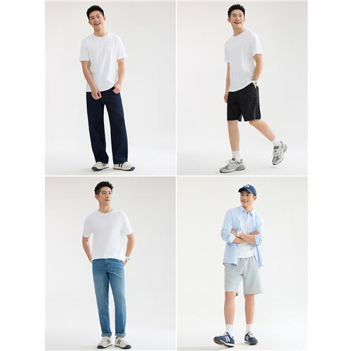 佐丹奴男装SS25商场同款【液氨系列】男士休闲圆领T恤01025204 商品图3