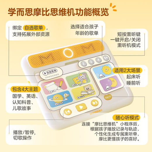 【学而思第二代摩比思维机】 机器+语数英组套2-5岁（出版社专属dr） 商品图5