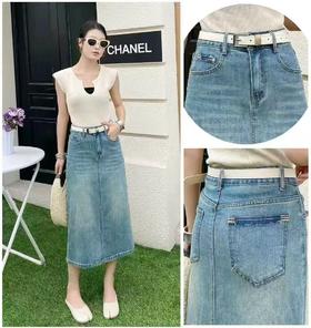 11.11直降到底！！半裙系-396牛仔春夏季半身裙-喜出