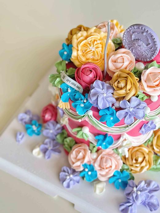 INS复古 巨蟹座 · 奶油霜蛋糕 商品图1