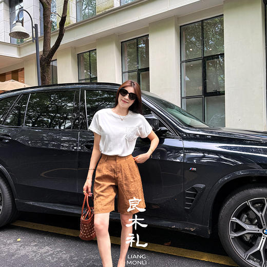 【不换不退】良木礼贴花连袖T恤（205） 商品图2