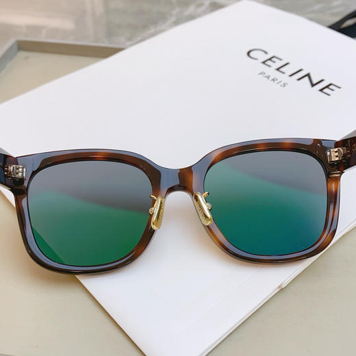 新款 CELINE赛琳 TRIOMPHE 05镜腿logo标识 板材镜架 方形 太阳眼镜 女款（AN） 商品图8