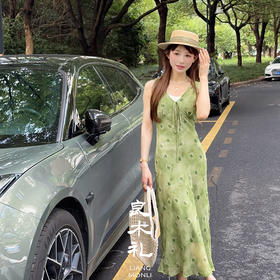 【预售7天】良木礼系带连衣裙（88353）