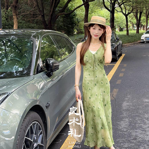 【预售7天】良木礼系带连衣裙（88353） 商品图0