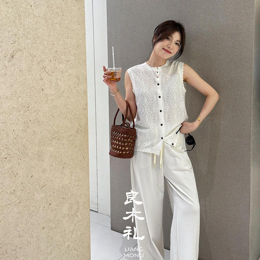 【预售7天】良木礼羊毛无袖开衫（5919） 商品图2