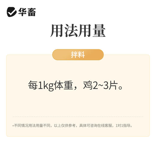 【积分兑换】华畜兽用清瘟败毒片鸡鸭鹅鸽子鸟感冒清热解毒发烧禽咳嗽鸡药片剂 商品图4