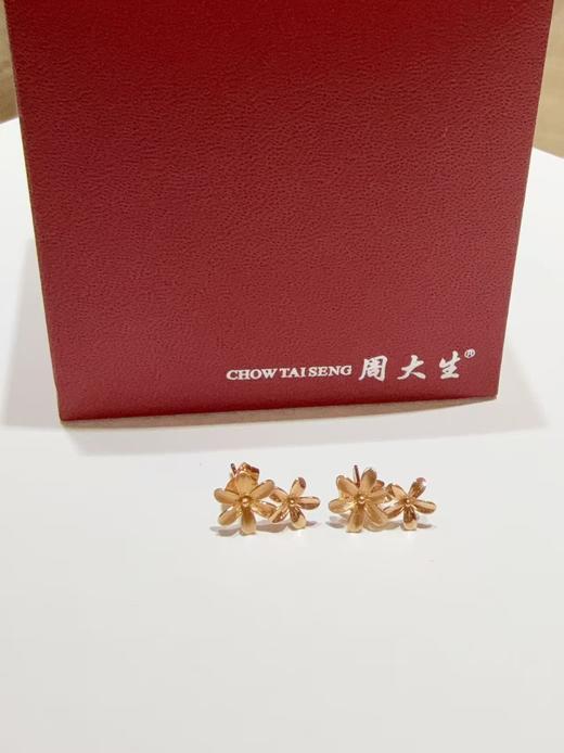 1F 周大生 18K耳饰 商品图0