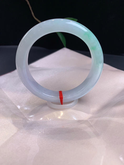 620295，57飘清新绿花手镯，清新甜美，一截清新绿 商品图4