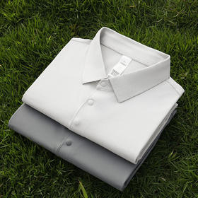 高奢极简无缝短袖韩领小方格吸湿透气冰感夏季翻领polo衫  HLS-WF83022#