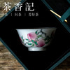 茶香记徐窑五桃过枝杯(正德款)80ml景德镇陶瓷茶杯粉彩主人杯 商品缩略图1