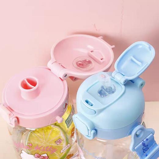 4楼Eubelle欧蓓 KT猫/玉桂狗/库洛米塑料双饮儿童水杯500ml 活动价：39元 商品图1