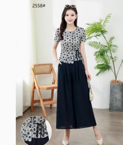 时尚气质百搭流行，舒适两件套套裤LJX-587 商品图0