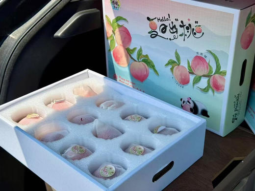 龙泉驿水蜜桃，美美“滋”色，个个“桃”喜。
是“桃”你喜欢，桃味浓郁，汁水超足！四川龙泉驿水蜜桃上市了   净果4.5斤，9-10头 商品图2