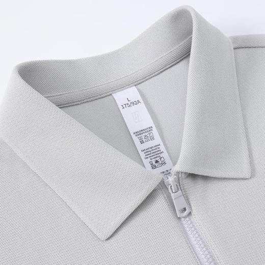 夏季新款时尚百搭潮流男女同款短袖翻领纯色休闲上衣   HLS-GS82029# 商品图3