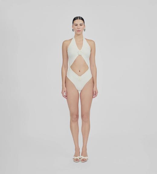 Maygel Coronel - Zagu‡n - Off White - 女装 - 连体泳衣 - 白色 商品图0