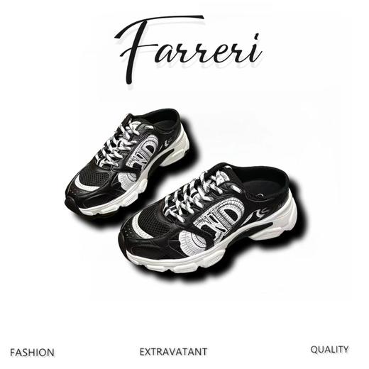 D家 Chrono黑色半拖 商品图0