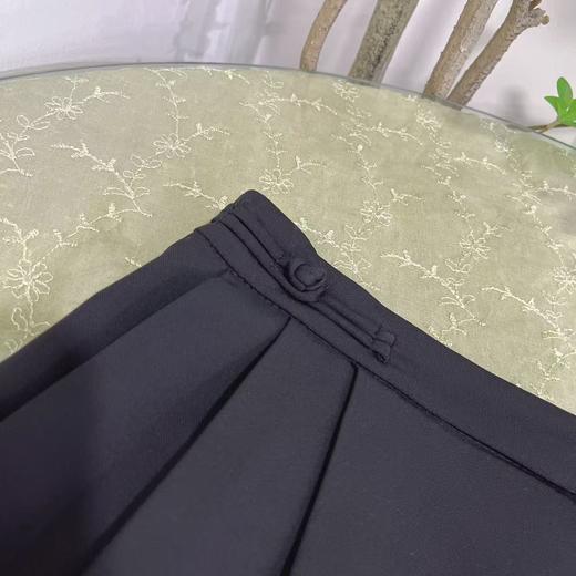 清仓-盘扣防走光百褶裙裤-喜出 商品图3