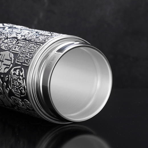 子佩集S999银【吉言招财】泡茶杯摆件【DLBJB0047-100】纯银内胆招财猫2506 商品图4