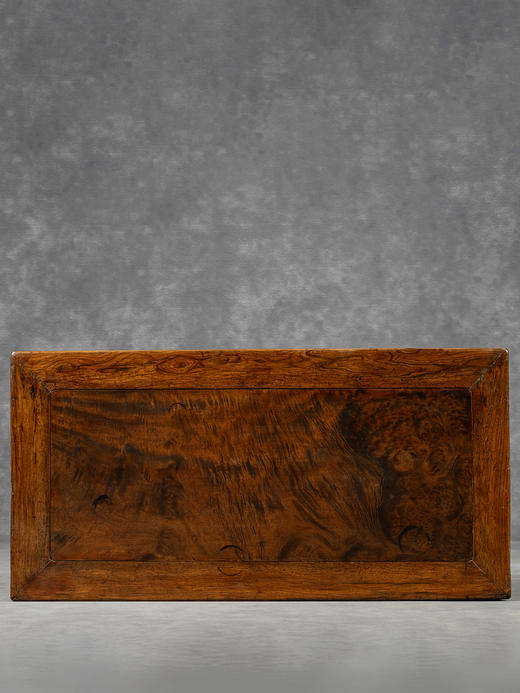 清早期	黄花梨夹头榫如意云纹独板面平头案 商品图5