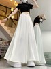 ｛休闲裤2025｝6515棉麻风宽松显瘦半身裙裤大宽腿阔腿裤-喜出 商品缩略图1
