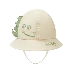 拉比-配饰l类（春）I5恐龙婴儿帽浅卡其LYBD103601