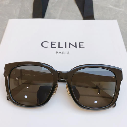 新款 CELINE赛琳 TRIOMPHE 05镜腿logo标识 板材镜架 方形 太阳眼镜 女款（AN） 商品图6