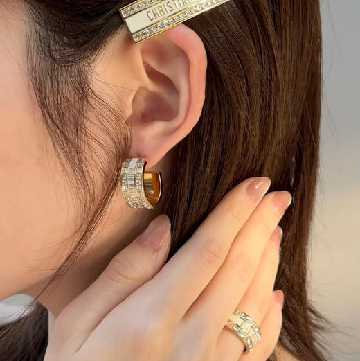 迪家高端珐琅耳环耳钉 商品图6