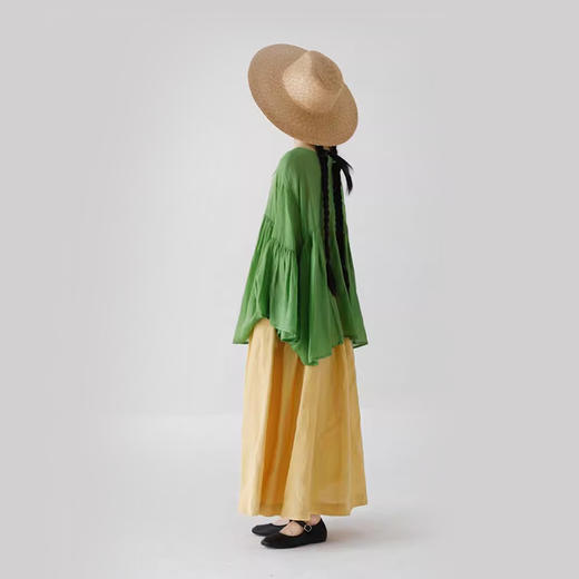 裁缝学苑AS519苎麻倒大袖衬衣纸样女装娃娃衫小衫样板图纸 商品图1