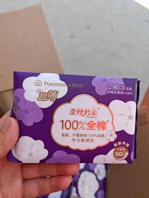 奈丝公主超薄290夜用卫生巾6片 商品图0