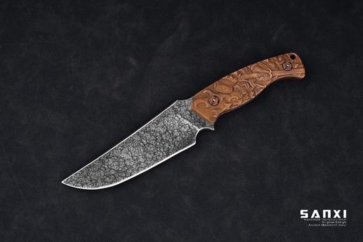 三希堂  现代刀系列  冰裂小直  未开刃 商品图0