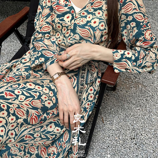 【预售7天】良木礼真丝连衣裙（2122） 商品图2